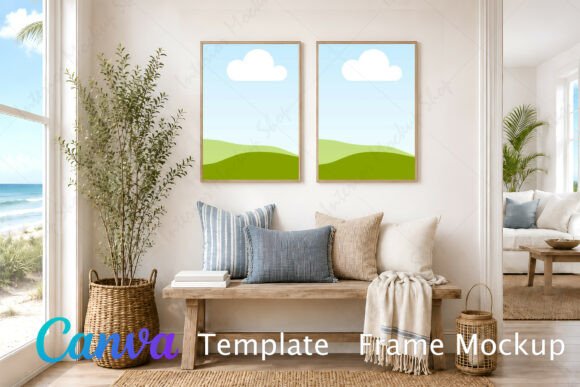 Frame Mockup Canva -618 Grafik Canva Von Mockups Shop