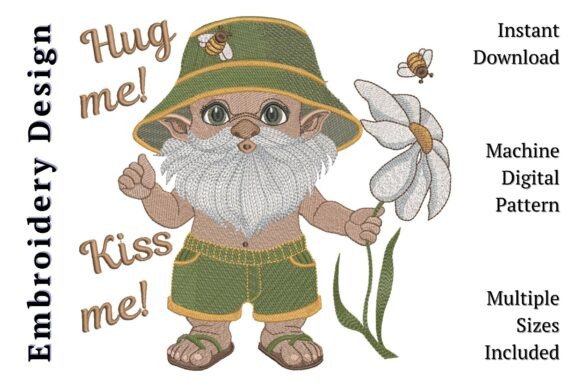 Garden Gnome Daisy Bee