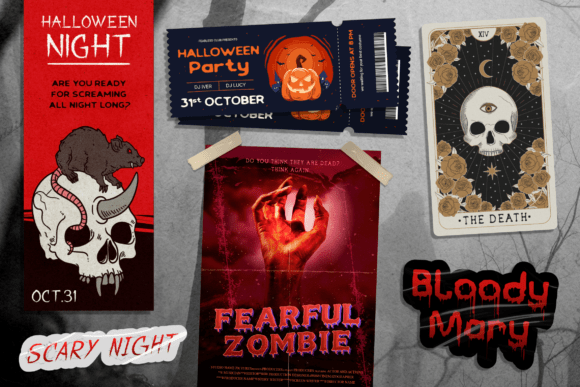 Gothic Horror Bundle Font - Preview 2
