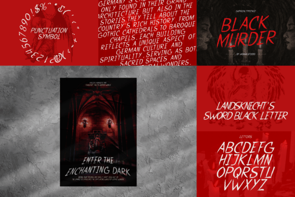 Gothic Horror Bundle Font - Preview 5