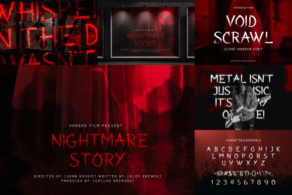 Gothic Horror Bundle Font - Preview 6