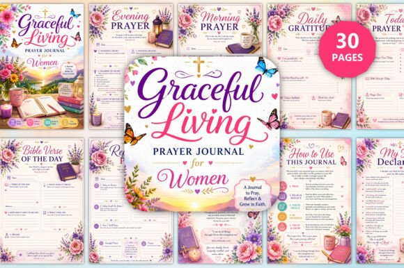 Graceful Living Prayer Journal for Women