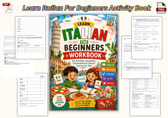 Learn Italian for Beginners Workbook