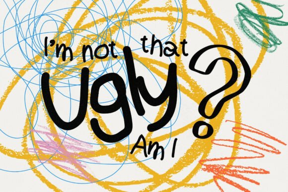 Messy Type Bundle Font PNG with transparent background - Preview 6