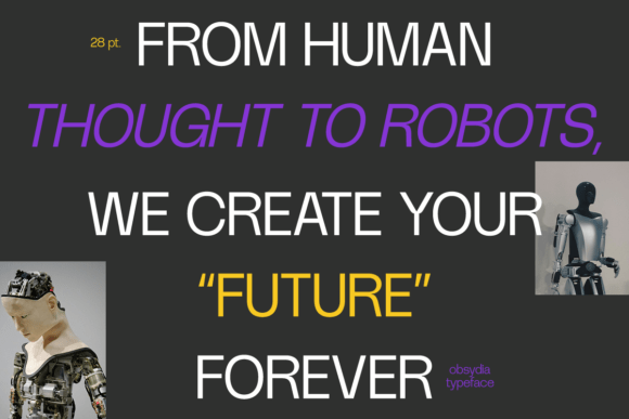 Obsydia Font PNG with transparent background - Preview 4