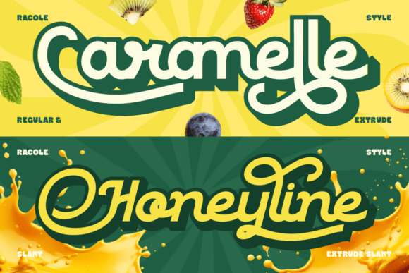 Racole Font PNG with transparent background - Preview 3