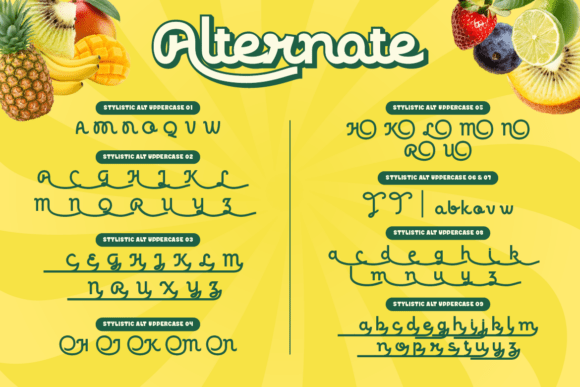 Racole Font PNG with transparent background - Preview 6