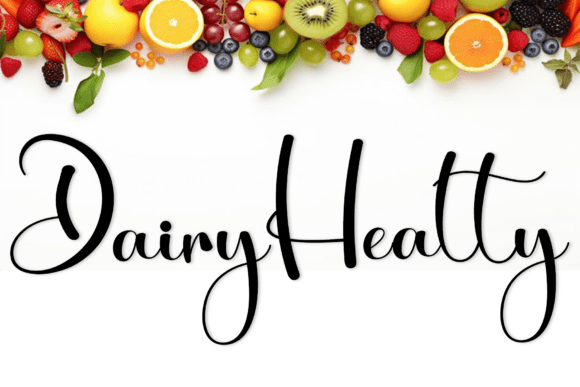 Ready Fruits Font PNG with transparent background - Preview 1