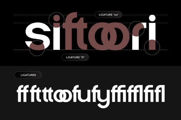 Sirfite Font PNG with transparent background - Preview 4