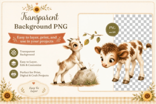 Watercolor Farm Clipart Bundle Graphic by TangledUpWithInk · Creative ...
