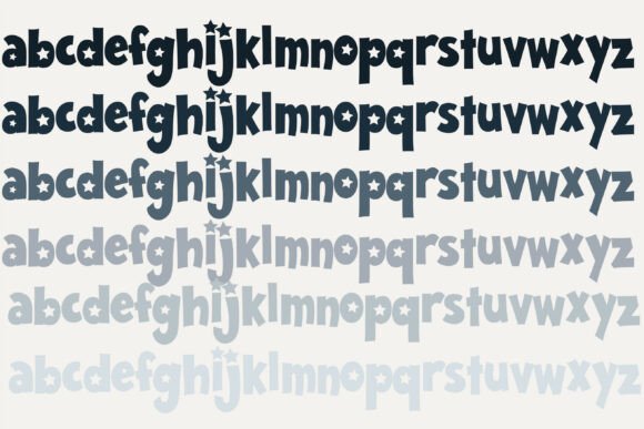 American Blue Block Font - Preview 4