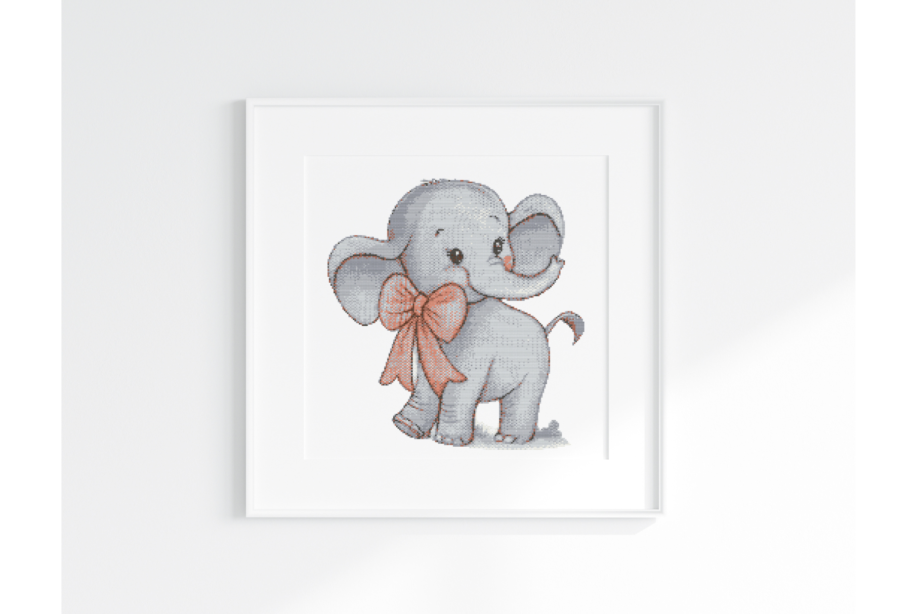 Baby Elephant Cross Stitch Pattern