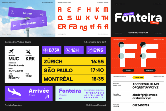 Bold Rounded Font PNG with transparent background - Preview 5
