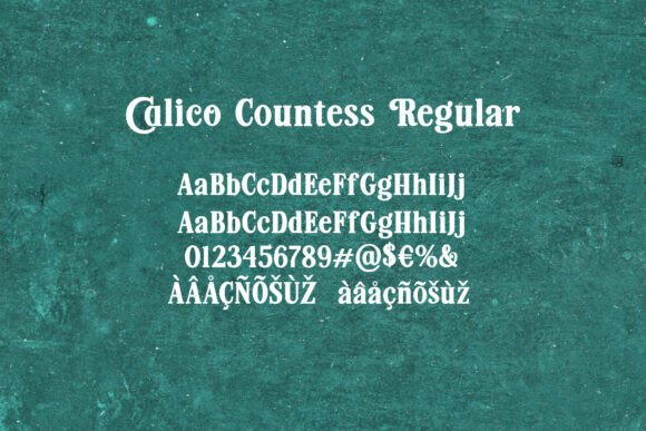 Calico Countess Font - Preview 5