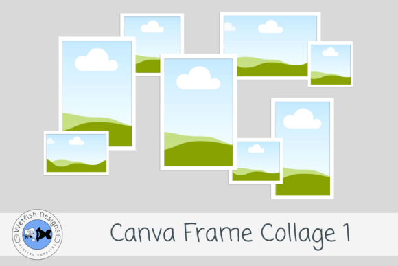 Canva Frame Collage 1 editable keepsake photo design