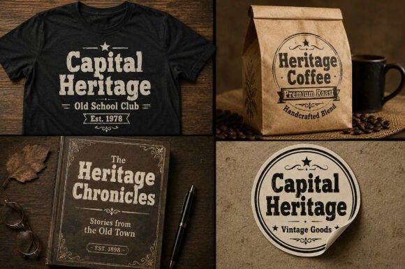 Capital Heritage Font - Preview 6