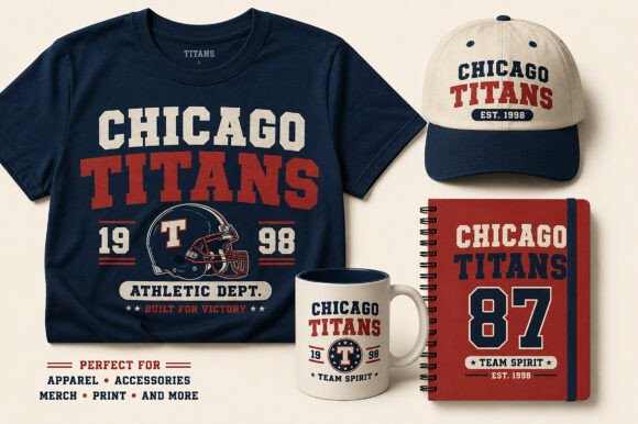 Chicago Titans Font - Preview 2