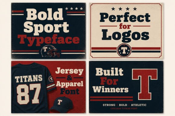 Chicago Titans Font - Preview 5
