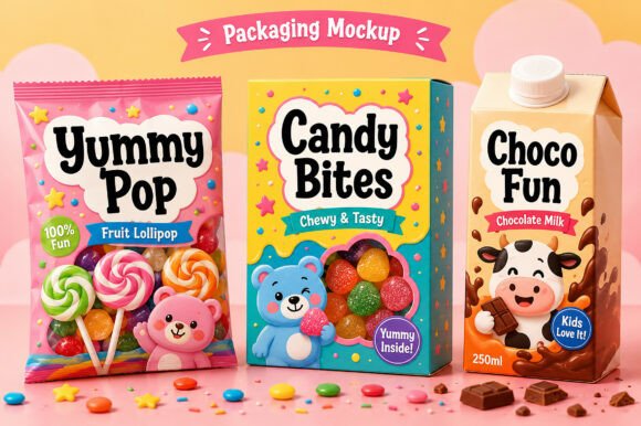 Chubby Pop Font PNG with transparent background - Preview 4