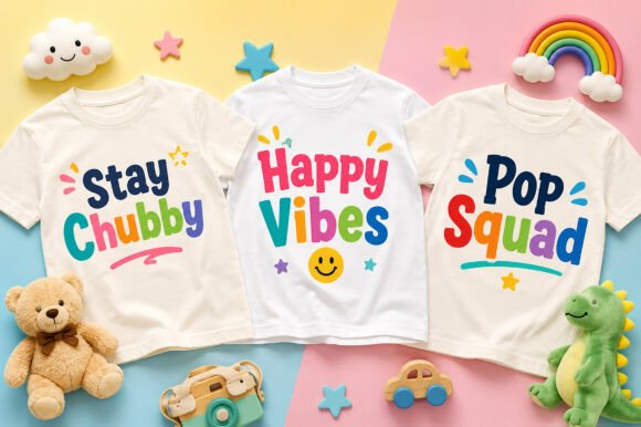 Chubby Pop Font PNG with transparent background - Preview 6