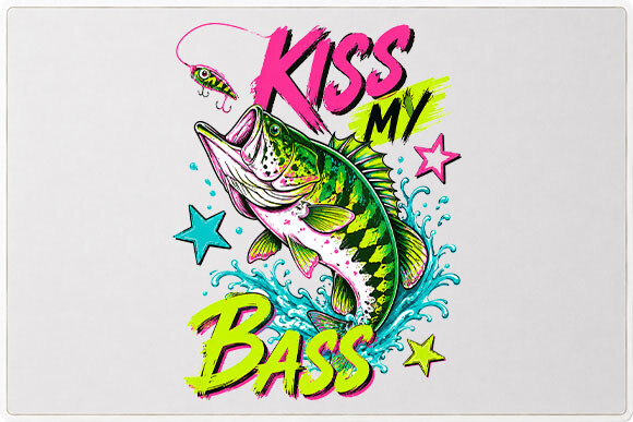Colorful Bass Fishing Graphic PNG Graphic by CREATIVE DESIGN ZONE ...