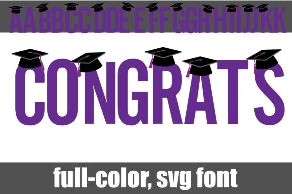 Congrats Color Font - Preview 1