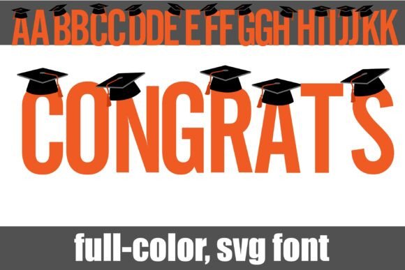 Congrats Color Font - Preview 2