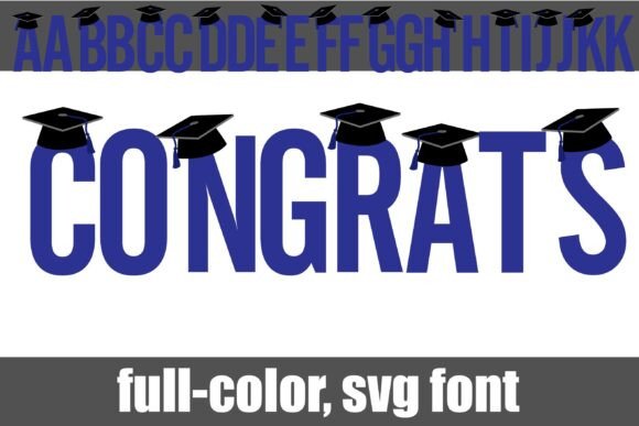 Congrats Color Font - Preview 5