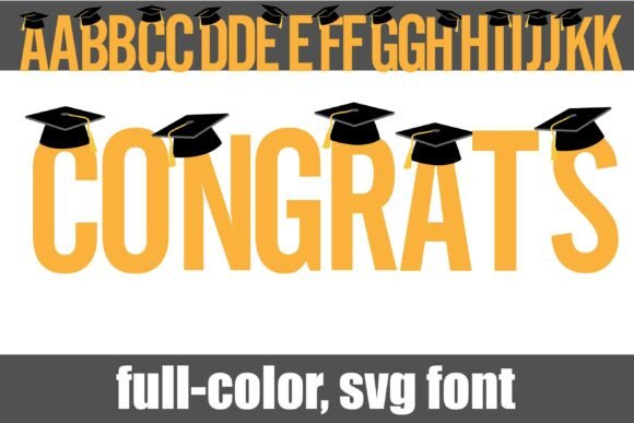 Congrats Color Font - Preview 6
