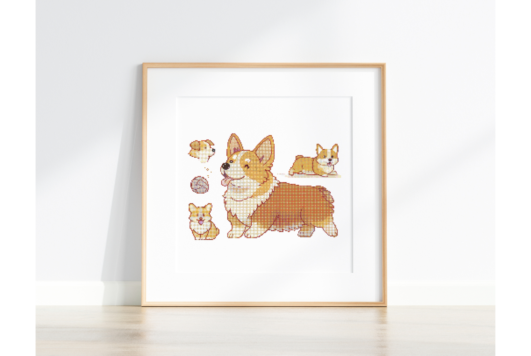 Corgi Dog Cross Stitch Pattern