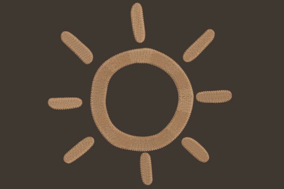 Cute Boho Sun Embroidery Design Nursery Embroidery Design By 366Designs