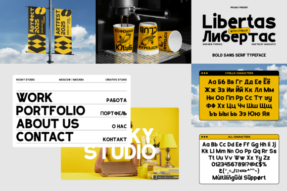 Cyrillic Font - Preview 3