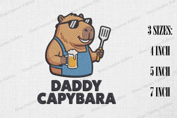 Daddy Capybara Happy Father's Day