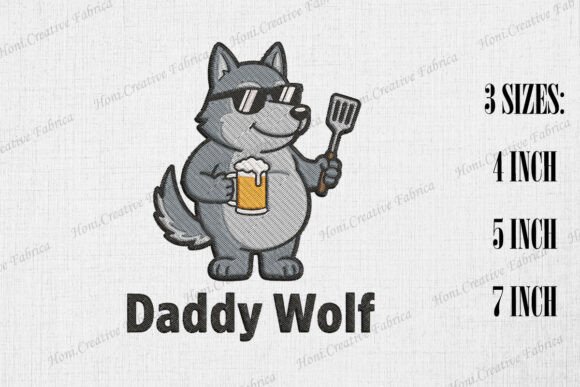 Daddy Wolf Happy Father's Day