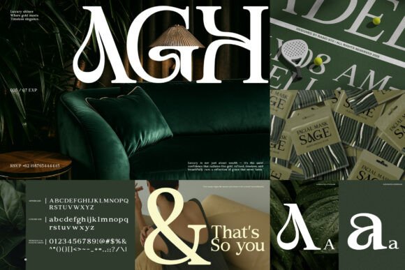 Decorative Serif Font - Preview 4