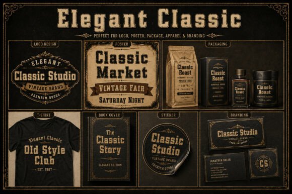 Elegant Classic Font - Preview 1