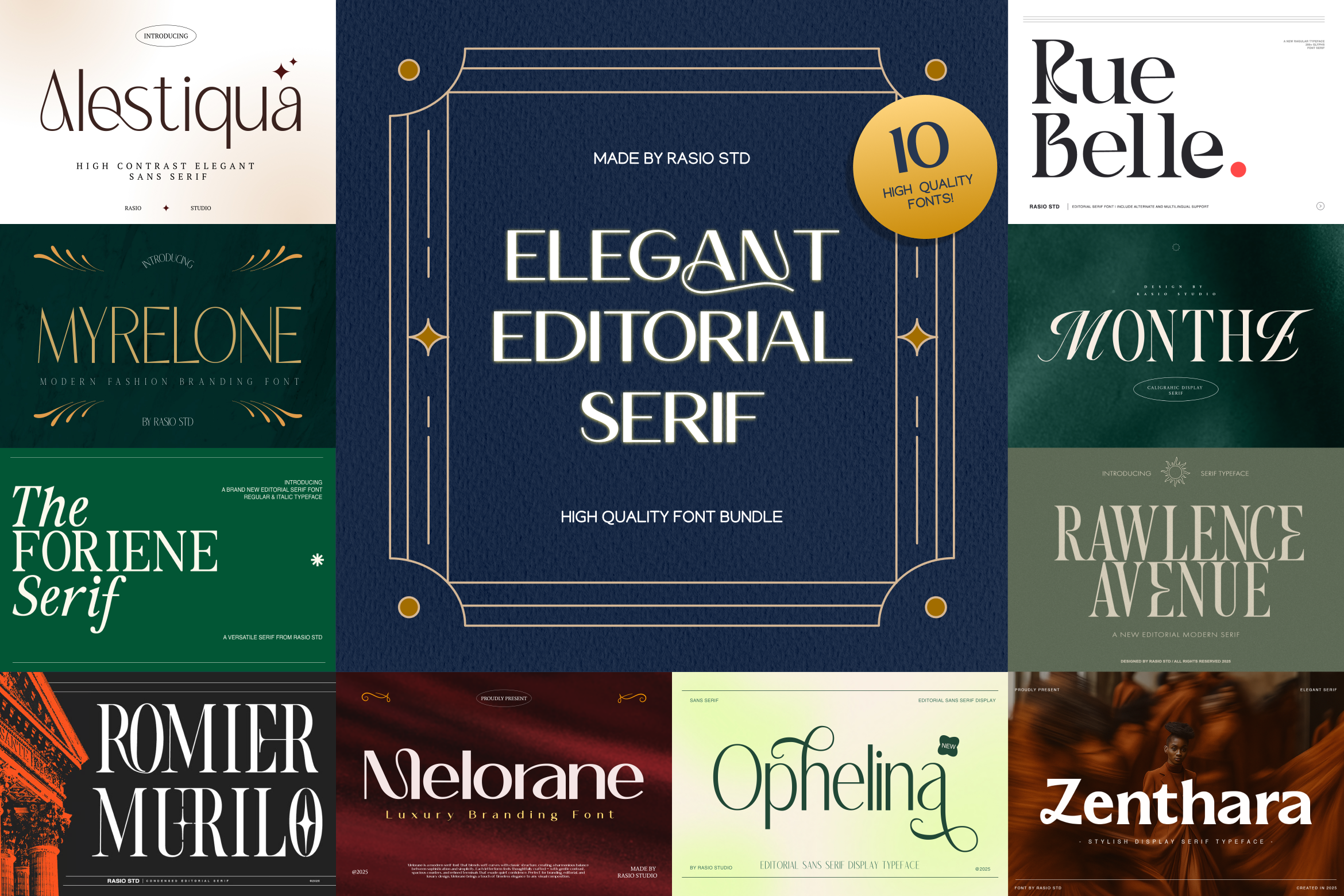 Elegant Editorial Font - photo 1