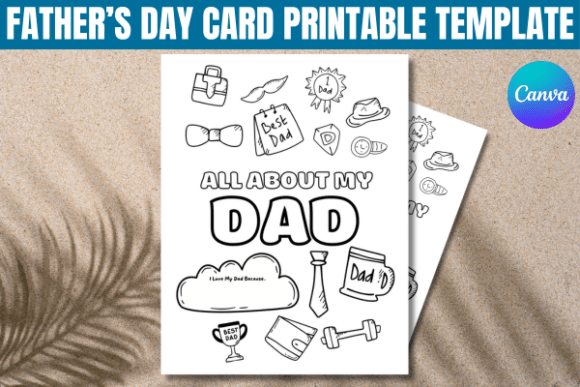 Father’s Day Card Printable Template