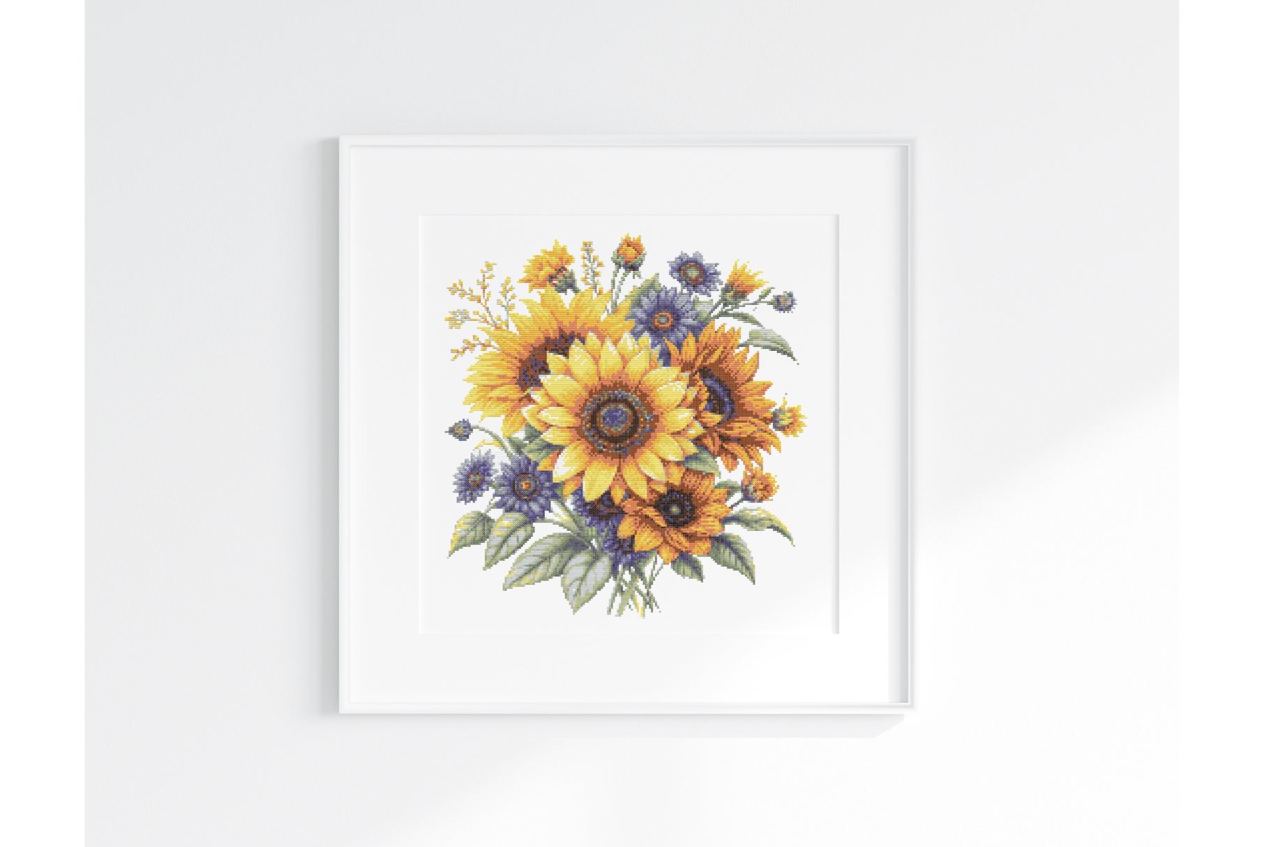 Floral Cross Stitch Pattern PDF