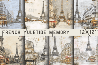 French Yuletide Memory Journal Pages