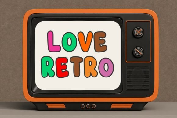 Groovy Retro Font - Preview 3