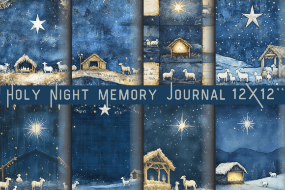 Holy Night Memory Journal Pages