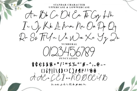 Justin Signature Font PNG with transparent background - Preview 4