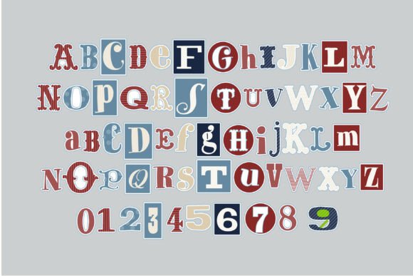 Kidnap Patriot Font PNG with transparent background - Preview 2
