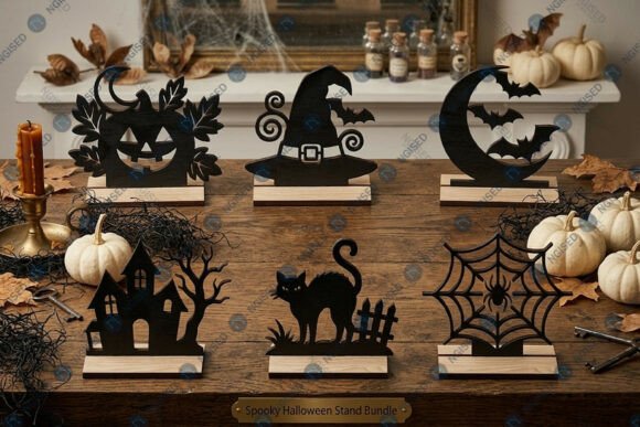 Laser Cut Spooky Halloween SVG Bundle