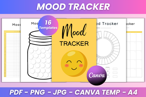 Mood Tracker Kdp Interior Graphic by DIGITAL PRINT BOX · Creative Fabrica