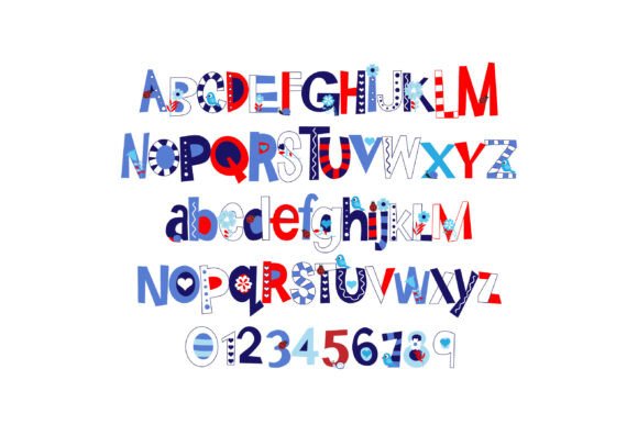 Patriotic Kisses Font PNG with transparent background - Preview 1