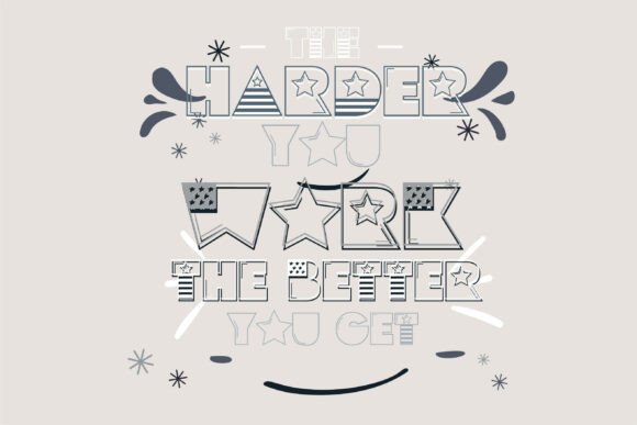 Pog Patriot Font PNG with transparent background - Preview 2