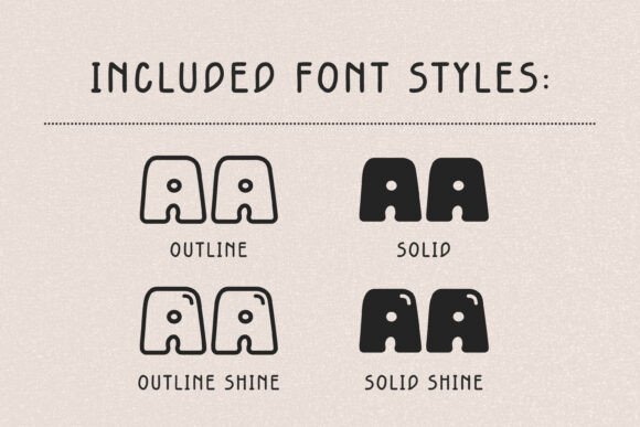 Pudding Soda Font PNG with transparent background - Preview 1