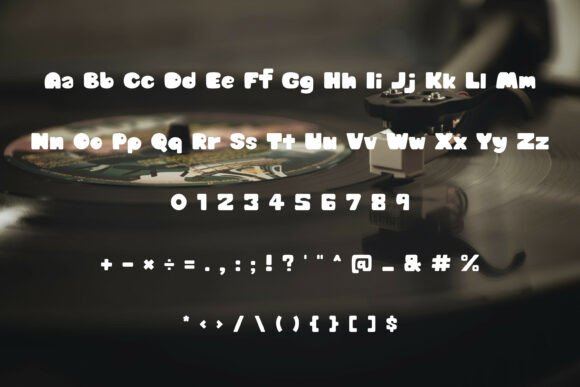 Pudding Soda Font PNG with transparent background - Preview 2